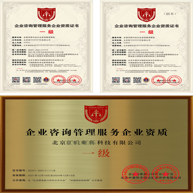 企业管理咨询公司资质证书申办指南 所需资料与费用详解